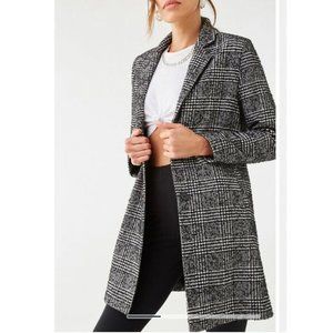 Plaid light fall coat